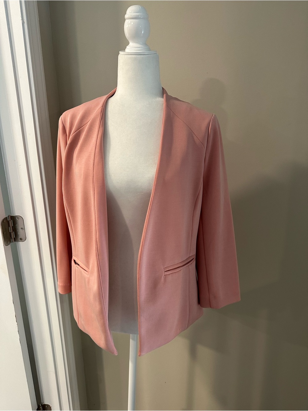 Skies Are Blue Blazer in Dusty Pink